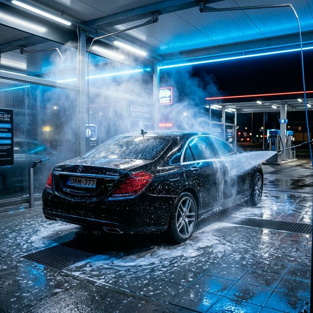 Professional car wash service